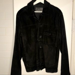 ALLSAINTS, 100% vintage styled suede jacket